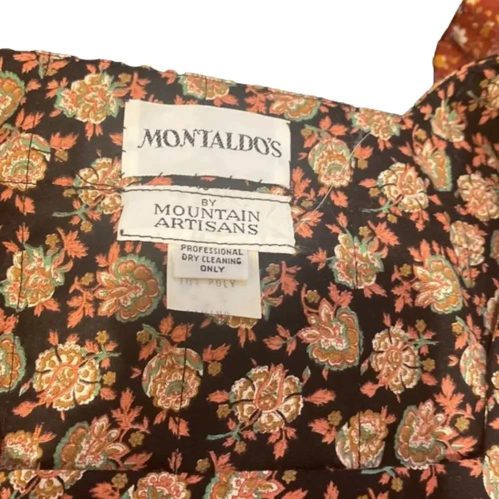 60s -70s MOUNTAIN ARTISANS COTTAGECORE PATCHWORK TOP & MAXI SKIRT MCM VTG EUC S - Picture 16 of 16
